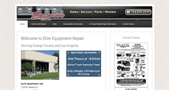 Desktop Screenshot of eliteequipmentinc.com