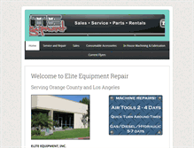 Tablet Screenshot of eliteequipmentinc.com